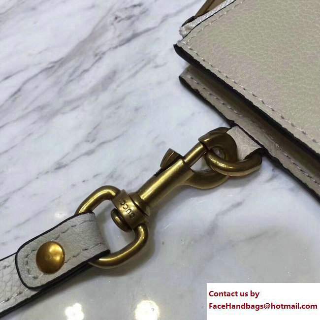 Gucci Coco Capitan Vintage Logo Pouch Clutch Bag White 2017 - Click Image to Close