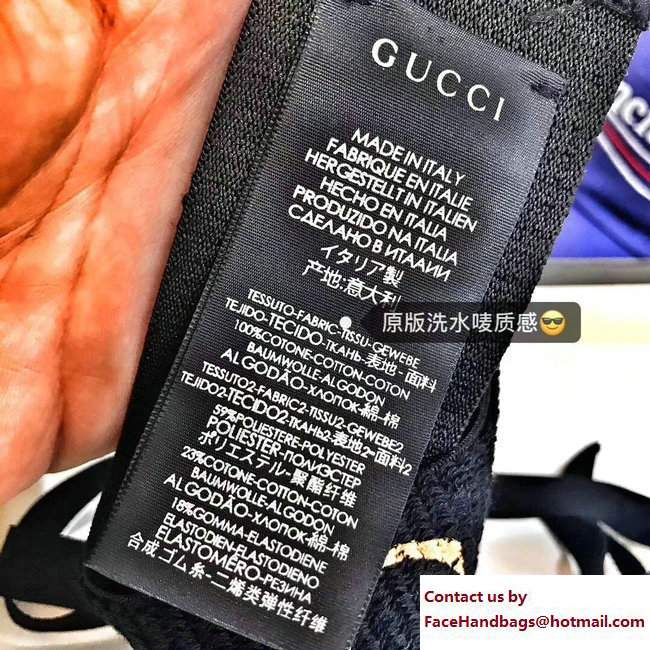 Gucci Elastic Headband 491820 Black 2017 - Click Image to Close