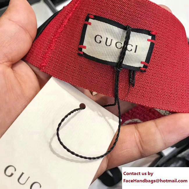 Gucci Elastic Headband 491820 Melon Red 2017