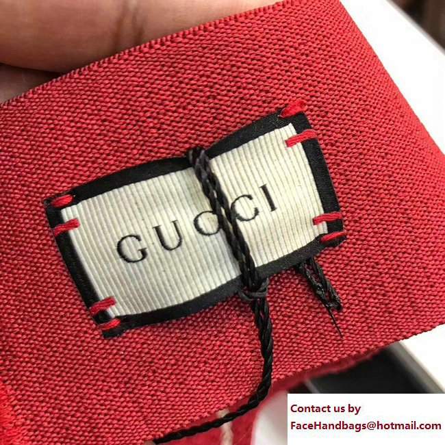 Gucci Elastic Headband 491820 Melon Red 2017 - Click Image to Close