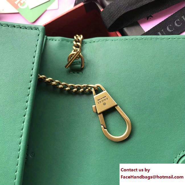 Gucci GG Marmont Metal Animal Insects Studs Mini Bag 488426 Green 2017