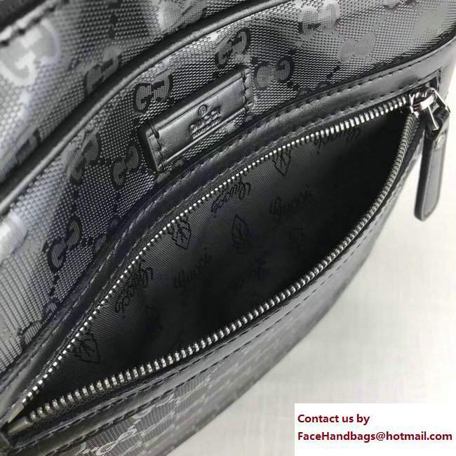 Gucci GG Supreme Canvas Messenger Bag 201448 Black - Click Image to Close