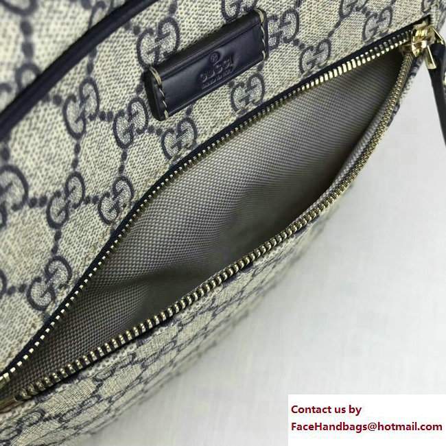 Gucci GG Supreme Canvas Messenger Bag 201448 Blue 01 - Click Image to Close