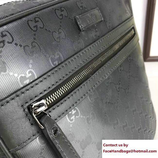 Gucci GG Supreme Canvas Messenger Bag 201448 Gray