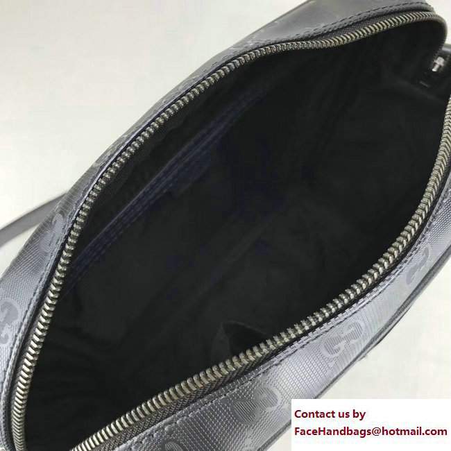 Gucci GG Supreme Canvas Messenger Bag 201448 Gray - Click Image to Close