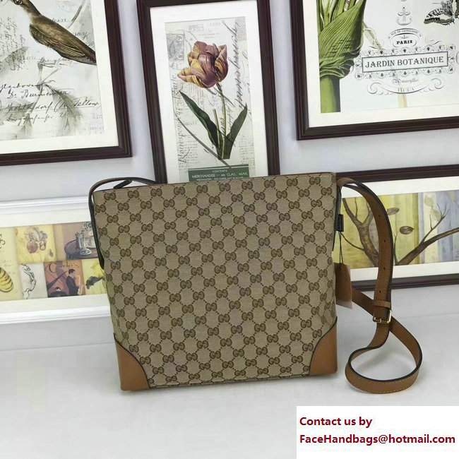 Gucci Large Original GG Canvas Messenger Bag 308930 Apricot - Click Image to Close