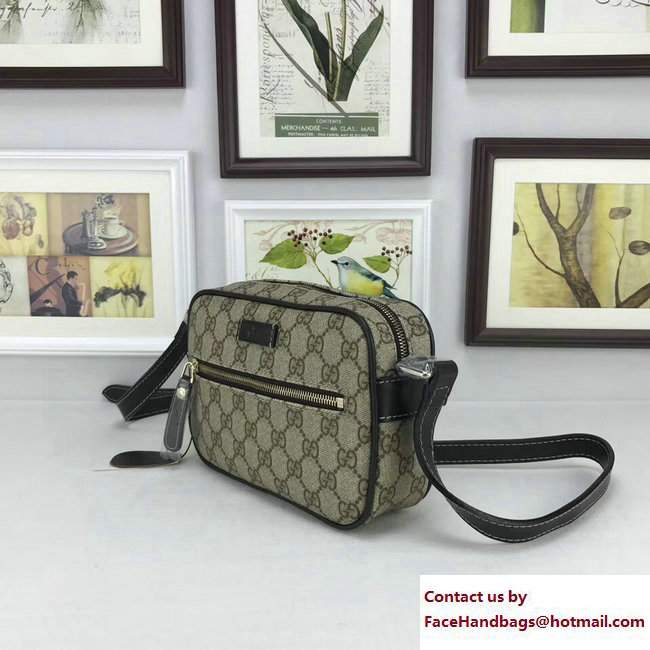 Gucci Original GG Canvas Shoulder Bag 201447 Coffee