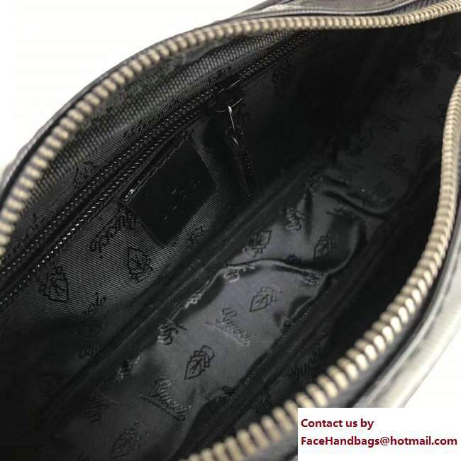 Gucci Original GG Canvas Shoulder Bag 201447 Imprime Black