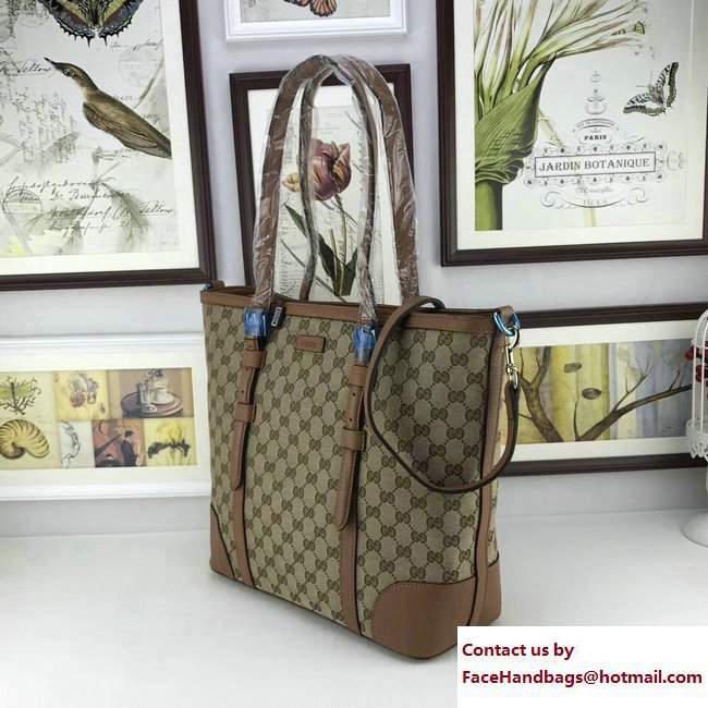 Gucci Original GG Canvas Tote Large Bag 387602 Apricot - Click Image to Close