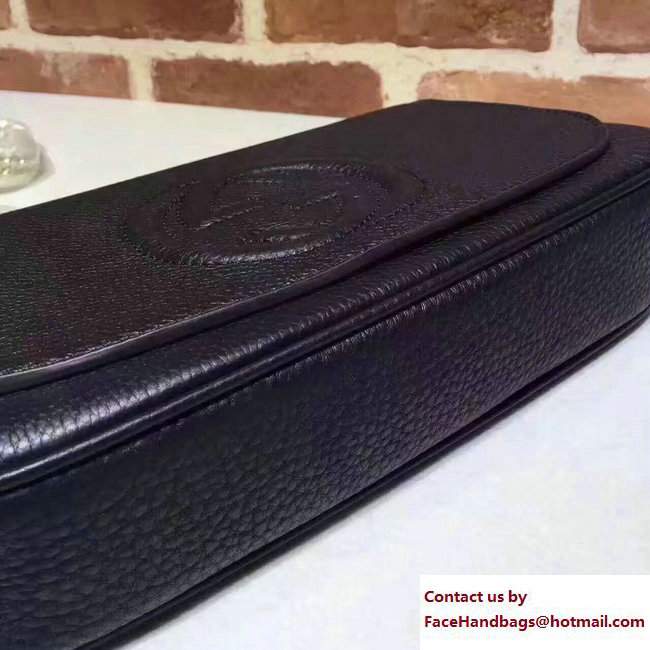 Gucci Soho Leather Shoulde Bag 336752 Black