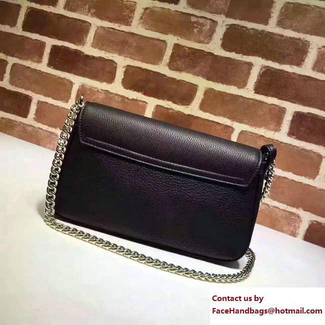 Gucci Soho Leather Shoulde Bag 336752 Black