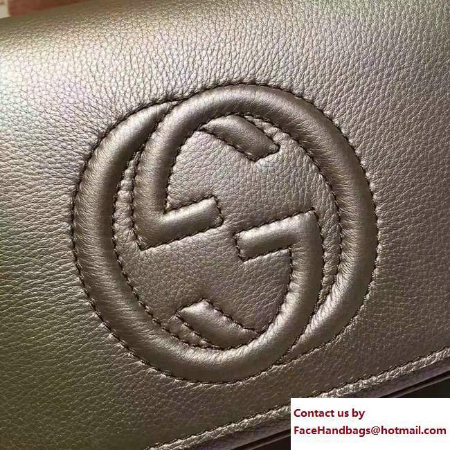 Gucci Soho Leather Shoulde Bag 336752 Gold - Click Image to Close
