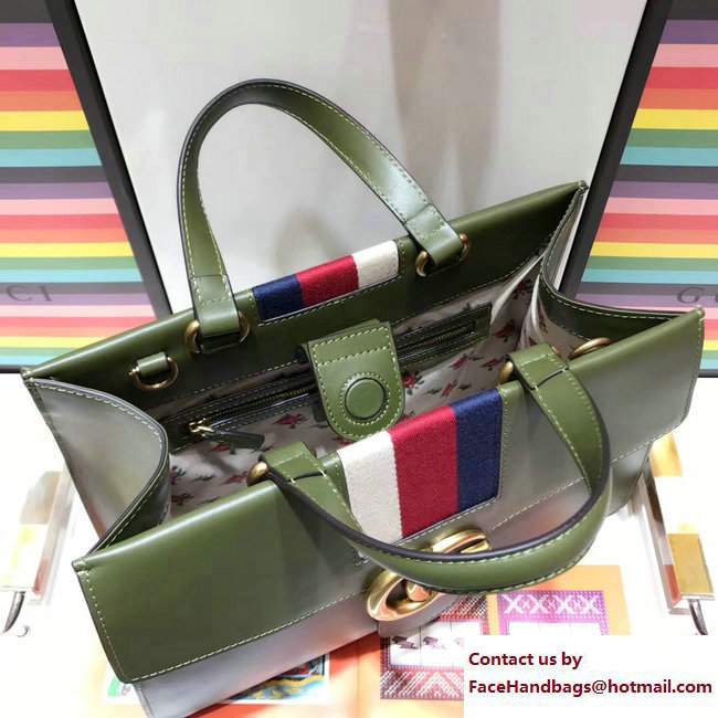 Gucci Web GG Marmont Top Handle Bag 476470 Green 2017 - Click Image to Close