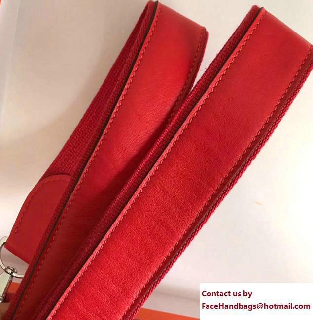 Hermes Swift Leather Mini Berline Bag Red - Click Image to Close