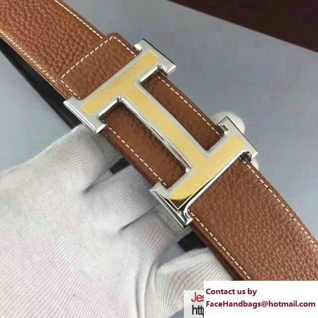 Hermes Togo Leather Belt H19 - Click Image to Close
