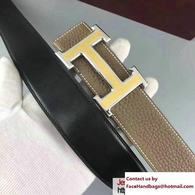 Hermes Togo Leather Belt H20