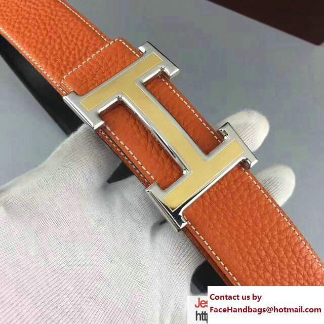 Hermes Togo Leather Belt H21 - Click Image to Close