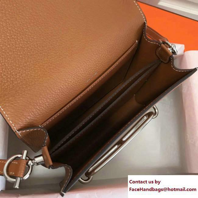 Hermes Togo Leather Sac Roulis Bag Khaki