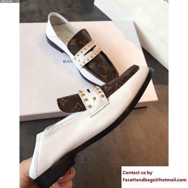 LOUIS VUITTON ROCKABILY LOAFER 1A3GSY WHITE - Click Image to Close