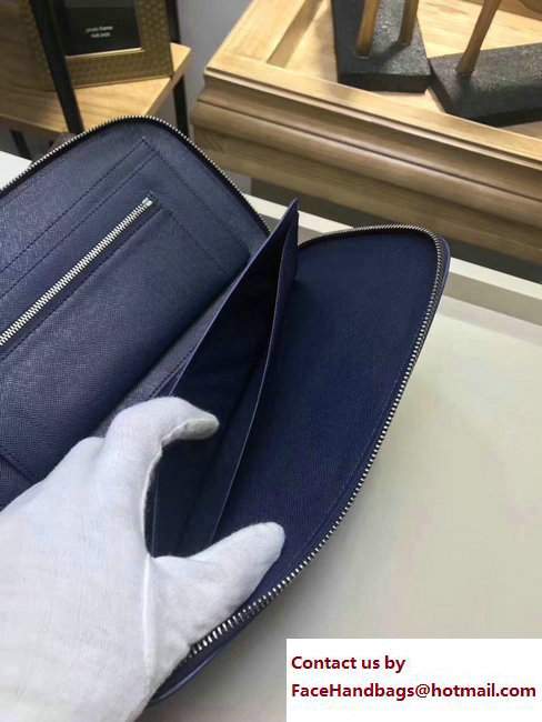 Louis Vuitton Atoll Clutch Bag EPI Leather Blue 2017 - Click Image to Close
