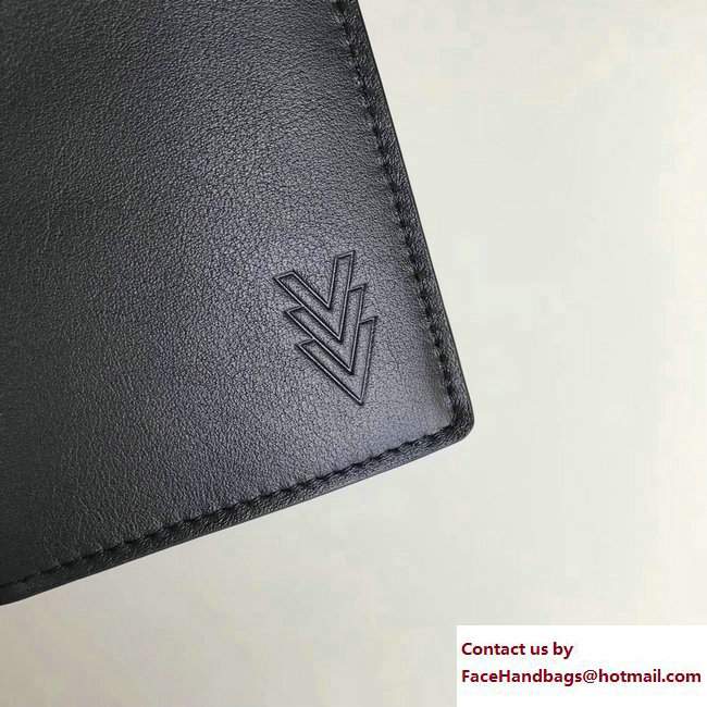 Louis Vuitton Cuir Ombre Brazza Wallet M61196 Gris Orage 2017