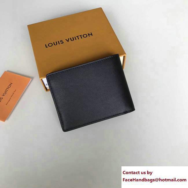 Louis Vuitton Cuir Ombre Multiple Wallet M61199 Gris Orage 2017