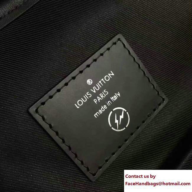 Louis Vuitton Damier Ebene Canvas Jersey Bag N44023 Black 2017 - Click Image to Close