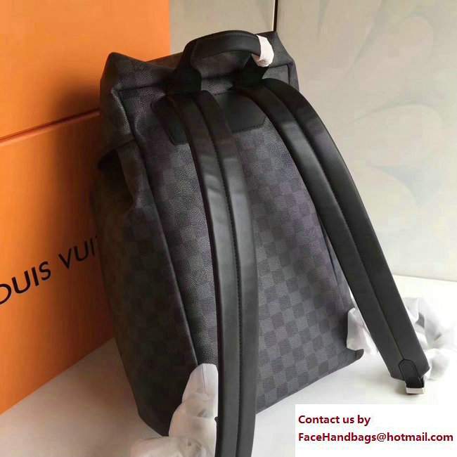 Louis Vuitton Damier Graphite Canvas Zack Backpack Bag N40005 2017