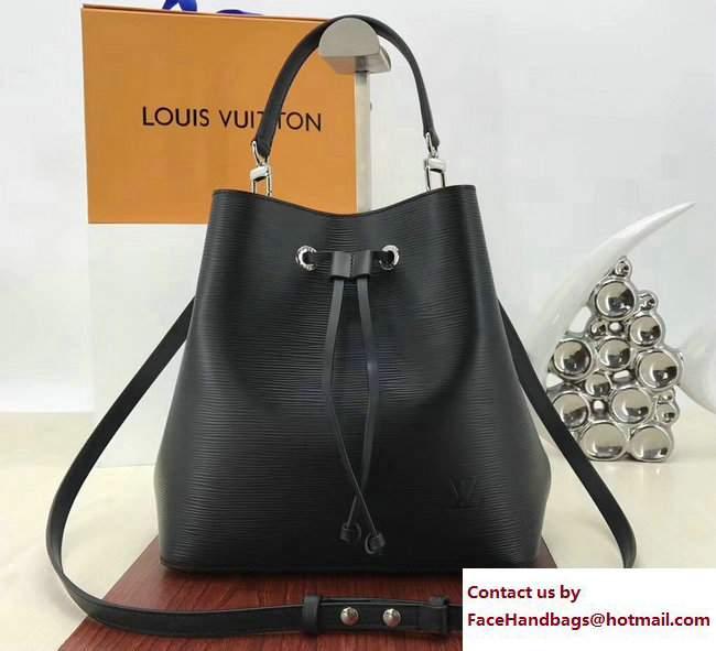 Louis Vuitton EPI Bucket Bag Black 2017