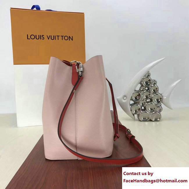 Louis Vuitton EPI Bucket Bag Pink/Red 2017