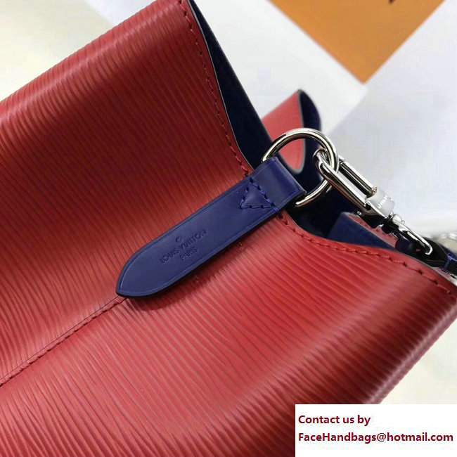 Louis Vuitton EPI Bucket Bag Red/Blue 2017 - Click Image to Close
