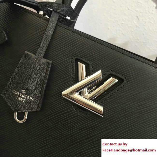 Louis Vuitton Epi Twist Tote Bag M54810 Noir 2017