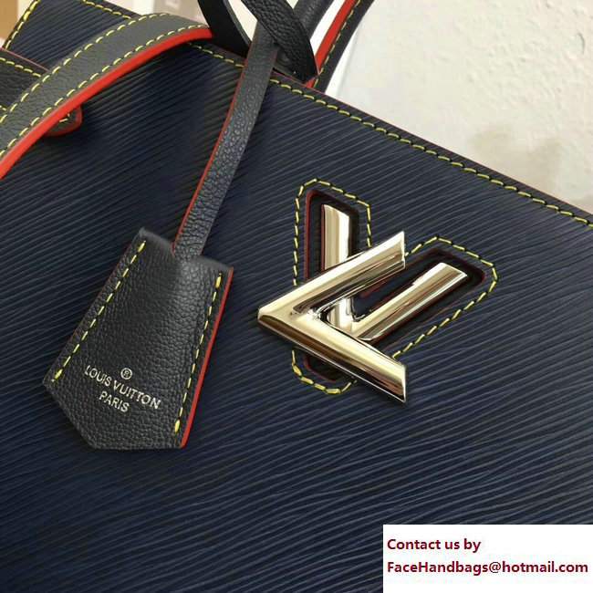 Louis Vuitton Epi Twist Tote Bag M54980 Indigo 2017 - Click Image to Close