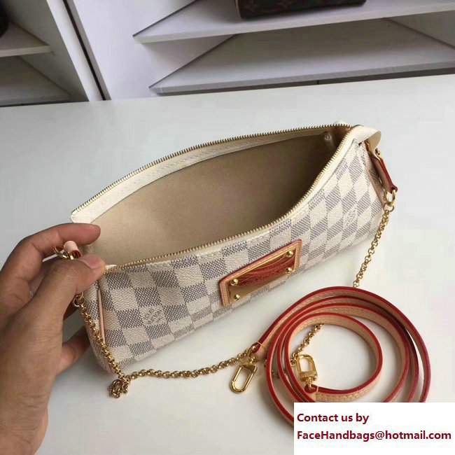 Louis Vuitton Eva Clutch Bag Damier Azur Canvas N55214
