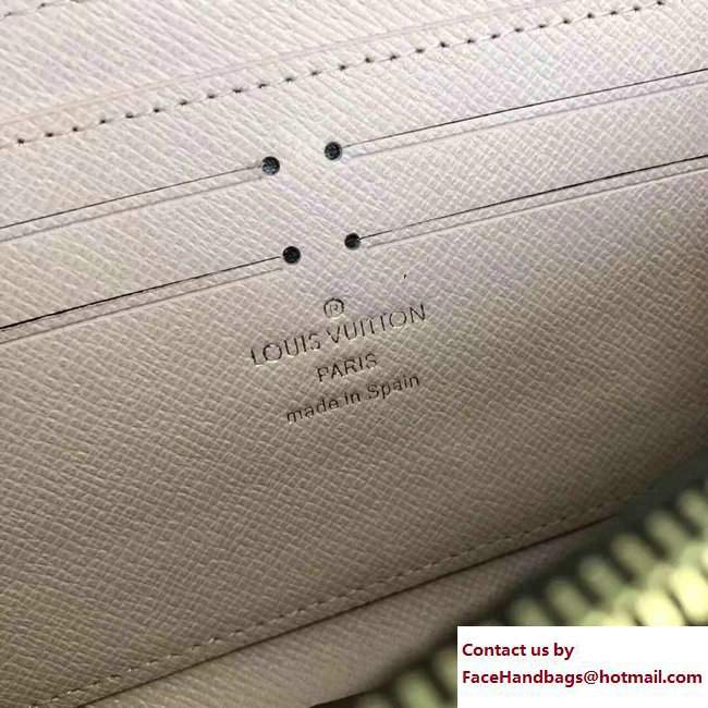Louis Vuitton Flower Charm Monogram Canvas Clemence Wallet M64201 Pink 2017 - Click Image to Close