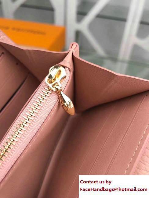 Louis Vuitton Metal Edge Capucines Wallet M64552 Pink 2017 - Click Image to Close