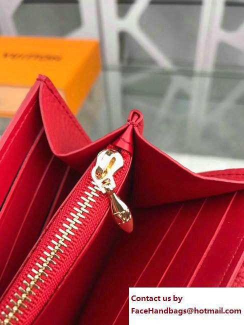 Louis Vuitton Metal Edge Capucines Wallet Red 2017 - Click Image to Close