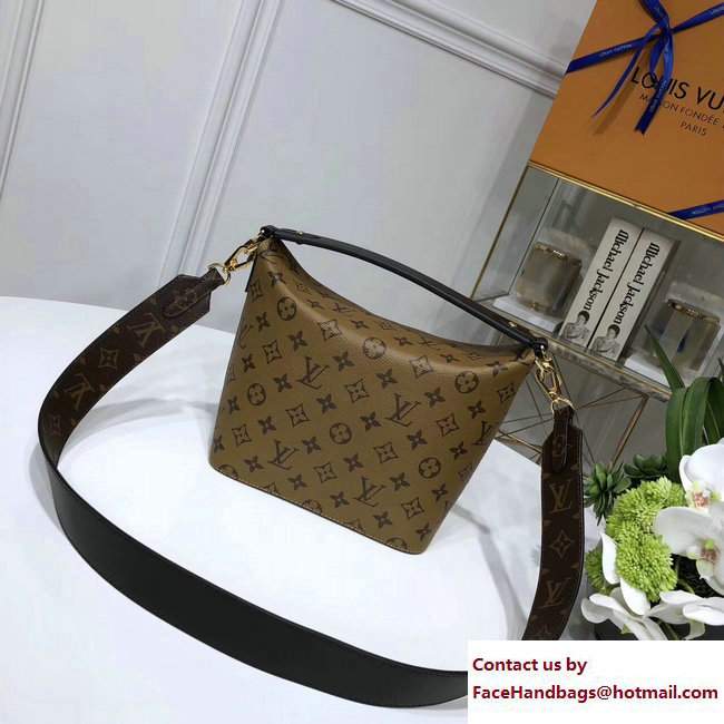 Louis Vuitton Monogram Canvas and Monogram Reverse Small Hobo Bag Cruise 2018 - Click Image to Close