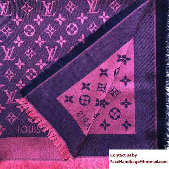 Louis Vuitton Monogram Denim Shawl 02 2017