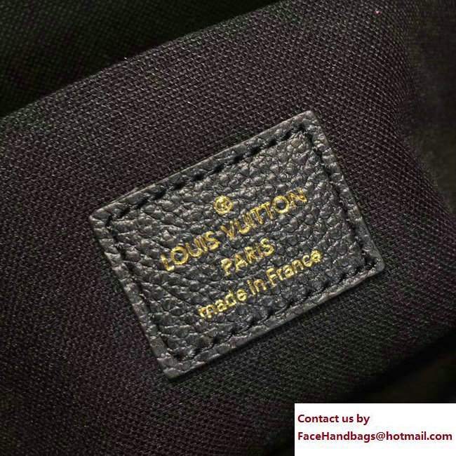 Louis Vuitton Monogram Empreinte Pochette Felicie Bag M64064 Noir 2017 - Click Image to Close