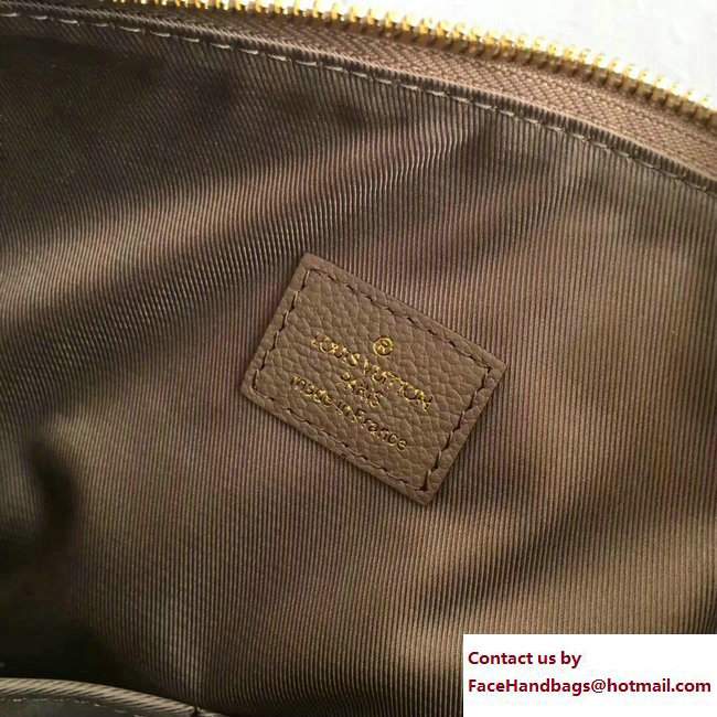 Louis Vuitton Monogram Empreinte Ponthieu PM Bag M43743 Taupe Glace 2017