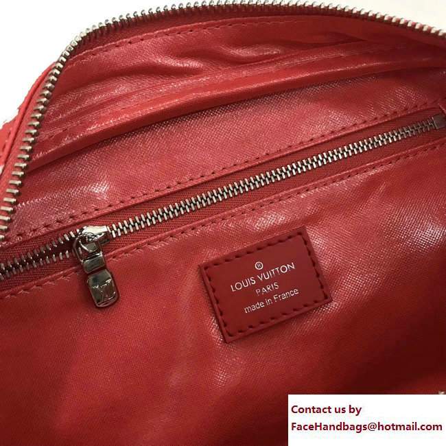 Louis Vuitton x Supreme King Size Toiletry Bag Red 2017