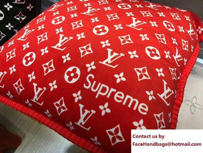 Louis Vuitton x Supreme Pillow Red 2017 - Click Image to Close