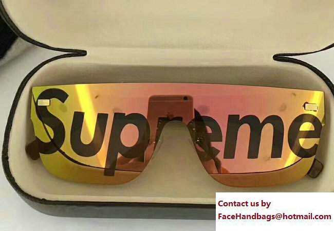Louis Vuitton x Supreme Sunglasses 07 2017
