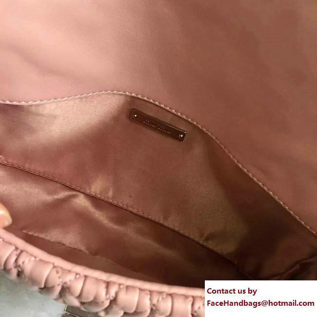 Miu Miu Cristal Shoulder Bag 5BD417 Pearl Pink 2017