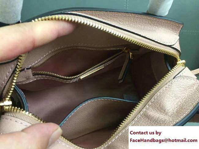 Miu Miu Madras Bow Top Handle Bag 5BA059 Nude Pink 2017 - Click Image to Close