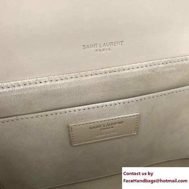 Saint Laurent Medium Bellechasse Bag 482044 Apricot/Suede 2017