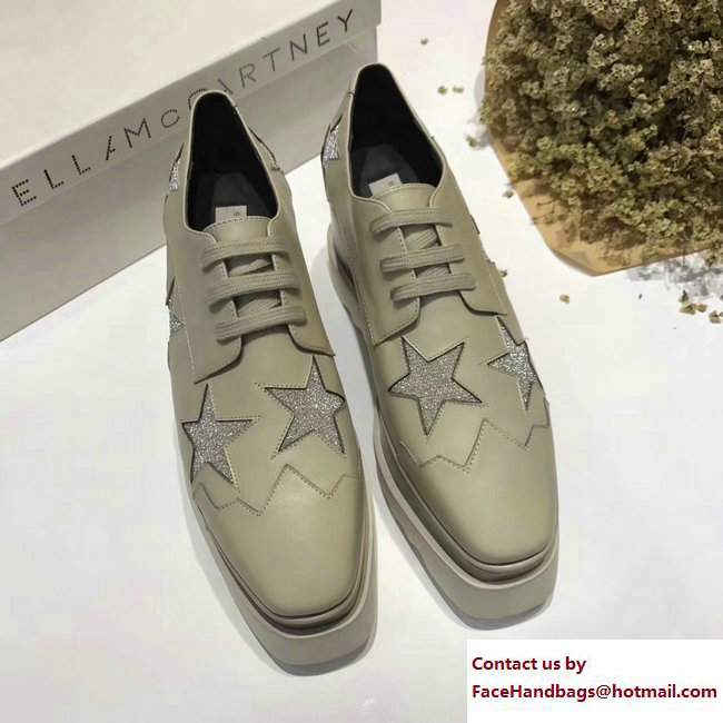 Stella Mccartney Elyse Shoes Beige/Bling Star 2017