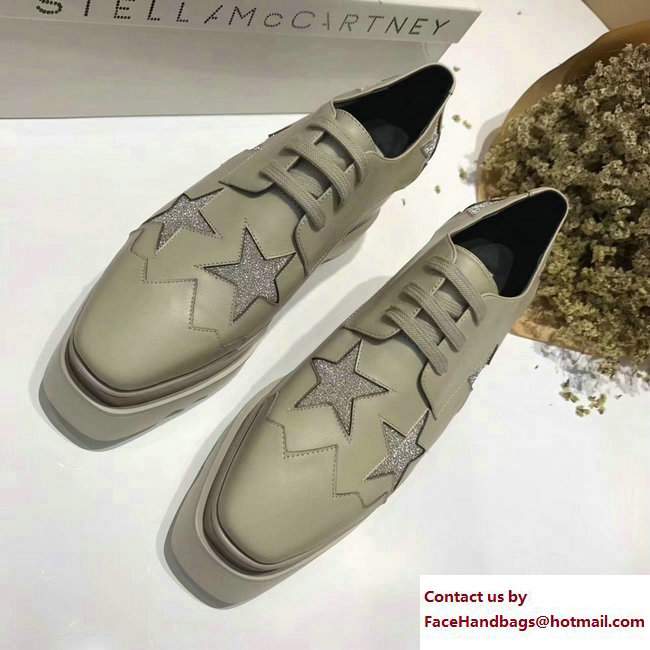 Stella Mccartney Elyse Shoes Beige/Bling Star 2017