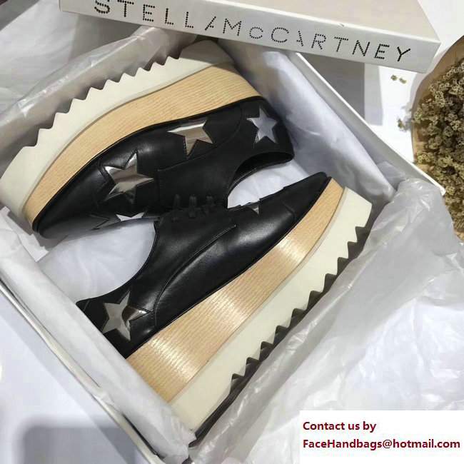 Stella Mccartney Elyse Shoes Black/Silver Star 2017
